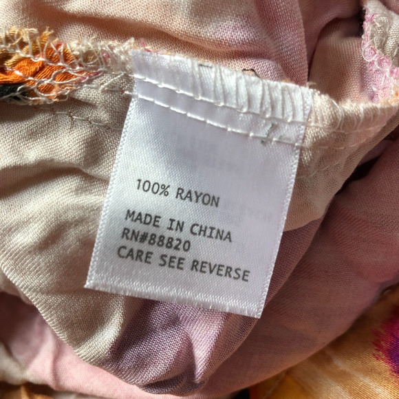 Rachel Zone‎ Womens Tank Top S Multicolor Sleeveless V-neck Camisole Rayon NWT - Picture 6 of 6